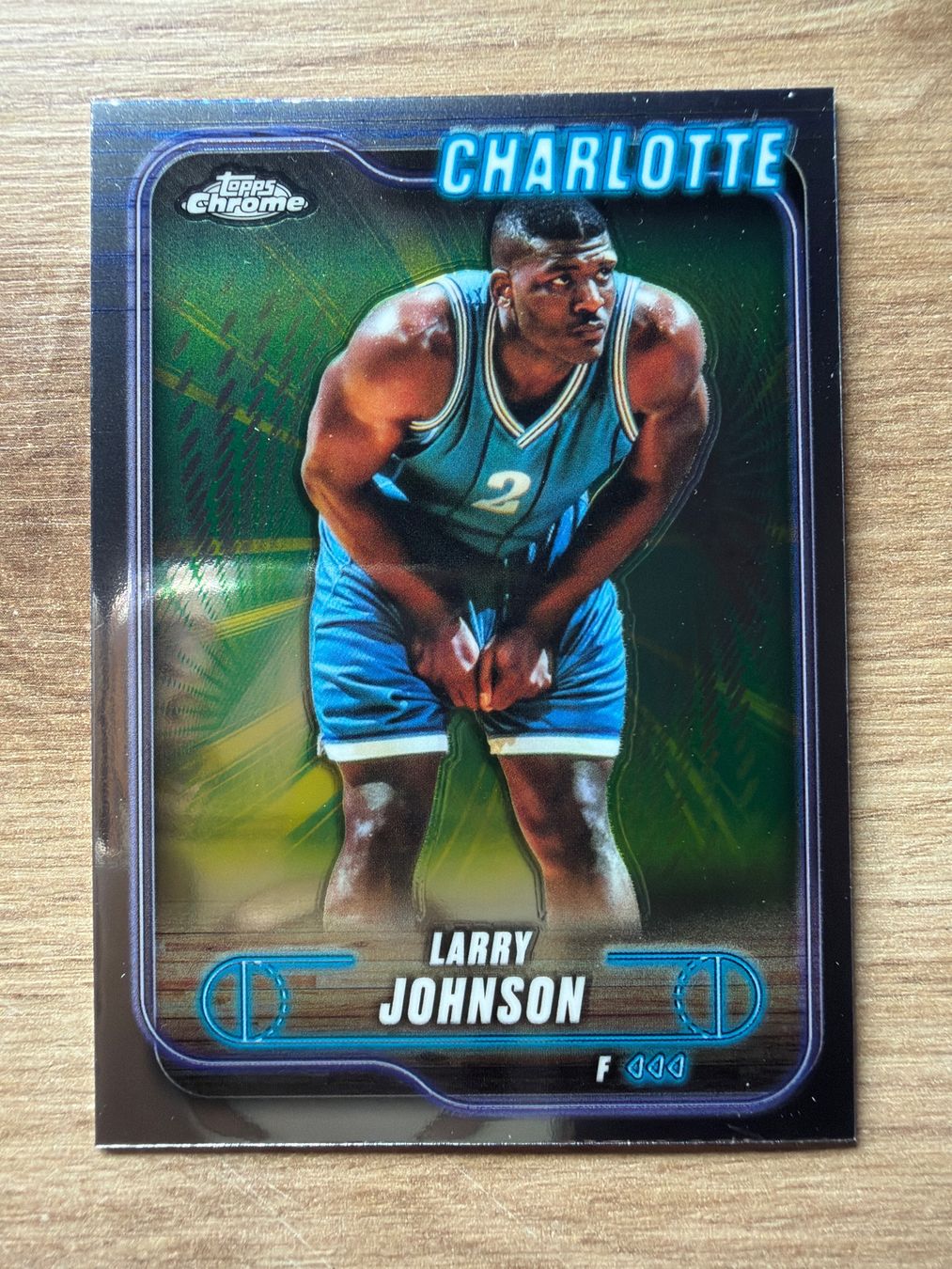 Nba Carte collezionabili: NBA Larry Johnson Topps Chrome 24/25 – Usato da Netstal venduto da Clutch79Cardz
