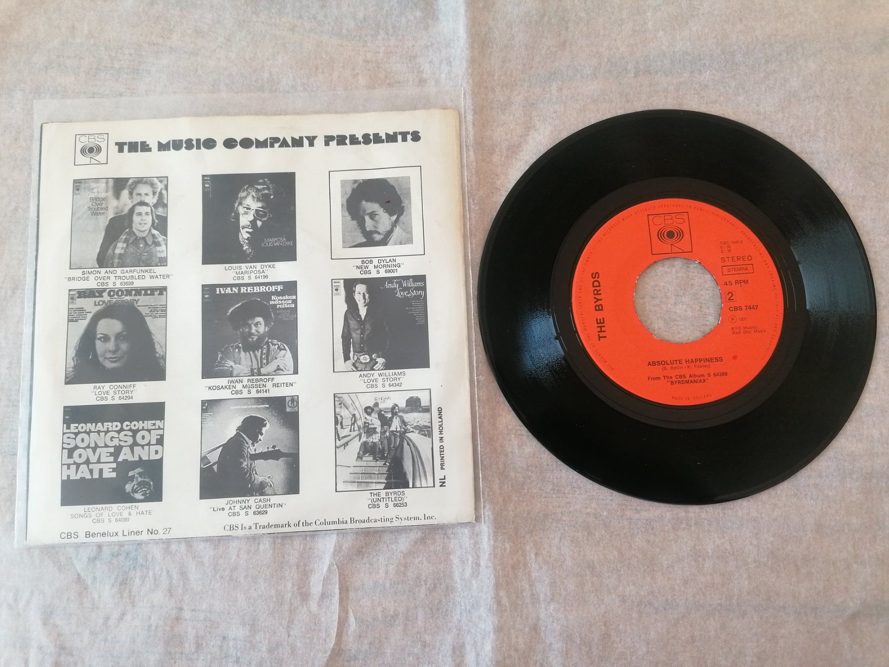 Dischi in vinile: The Byrds – Glory, Glory – Usato da Emmenbrücke venduto da lamorak 1