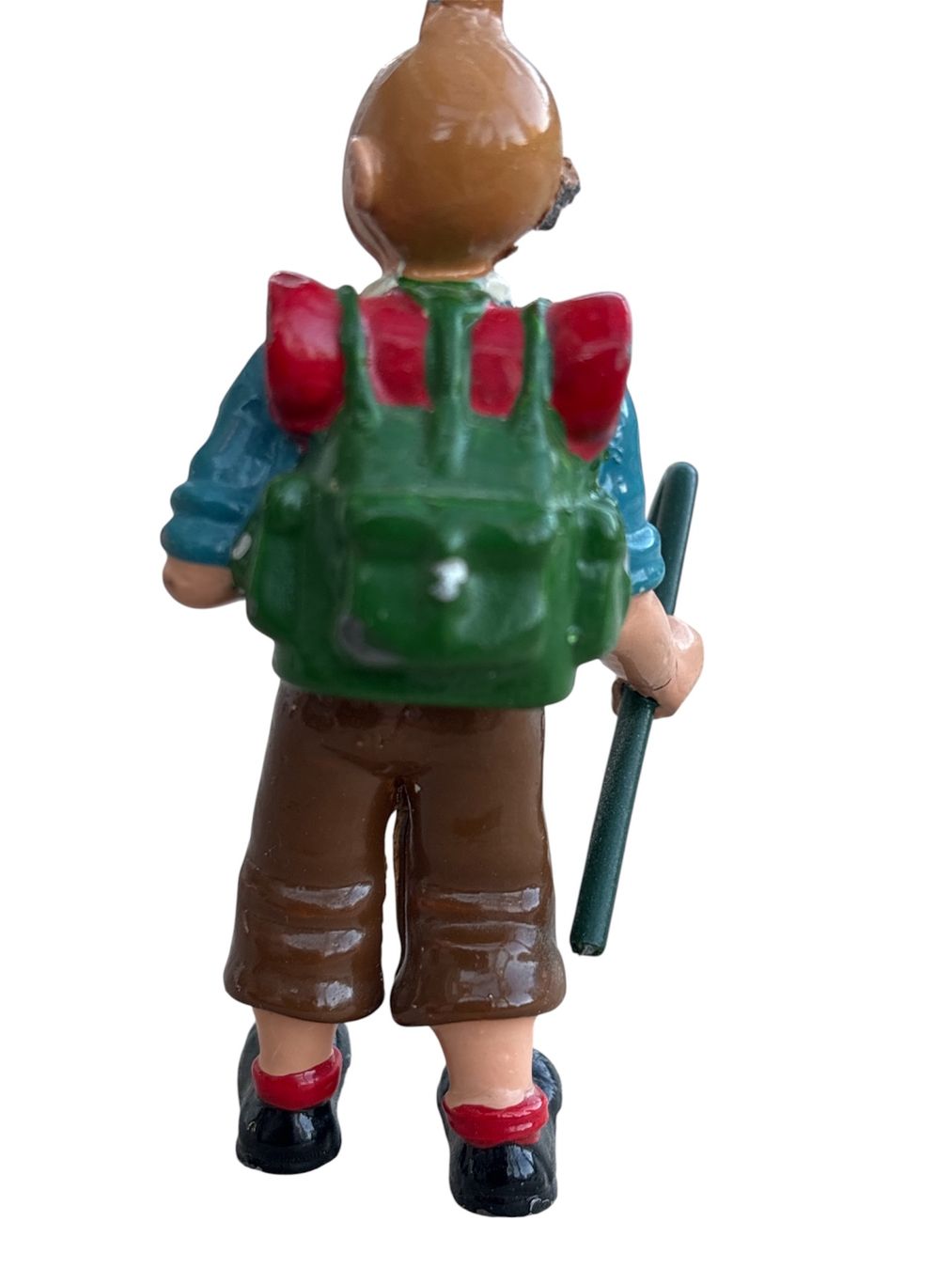 Statuette: Tim & Struppi - Tintin - Bleifigur ca. 5 cm - Wanderer – Usato da Pratteln venduto da Dollshop 2