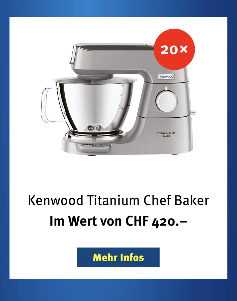 Kenwood Elettrodomestici da cucina: Küchenmaschine Kenwood Titanium Chef Baker neu – Nuovo e nell'imballaggio originale da Aarau venduto da rgu_rmk6