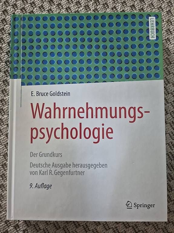 Livres: Wahrnehmungspsychologie – D'occasion à Ittigen par Njo02