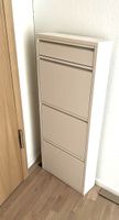 KARE Schuhschrank Schuhregal Schuhkipper Caruso Metall beige