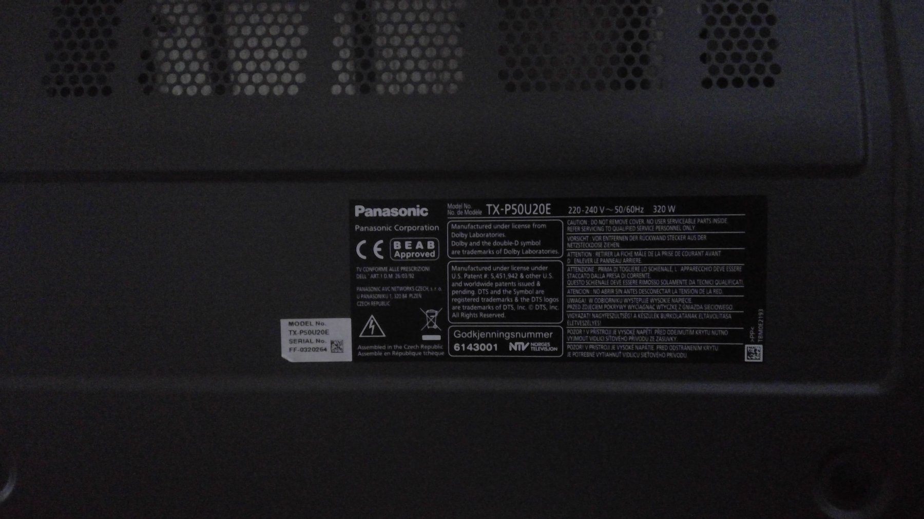 Panasonic Televisori: TV Panasonic 50 Zoll – Usato da Azmoos venduto da gobii 1