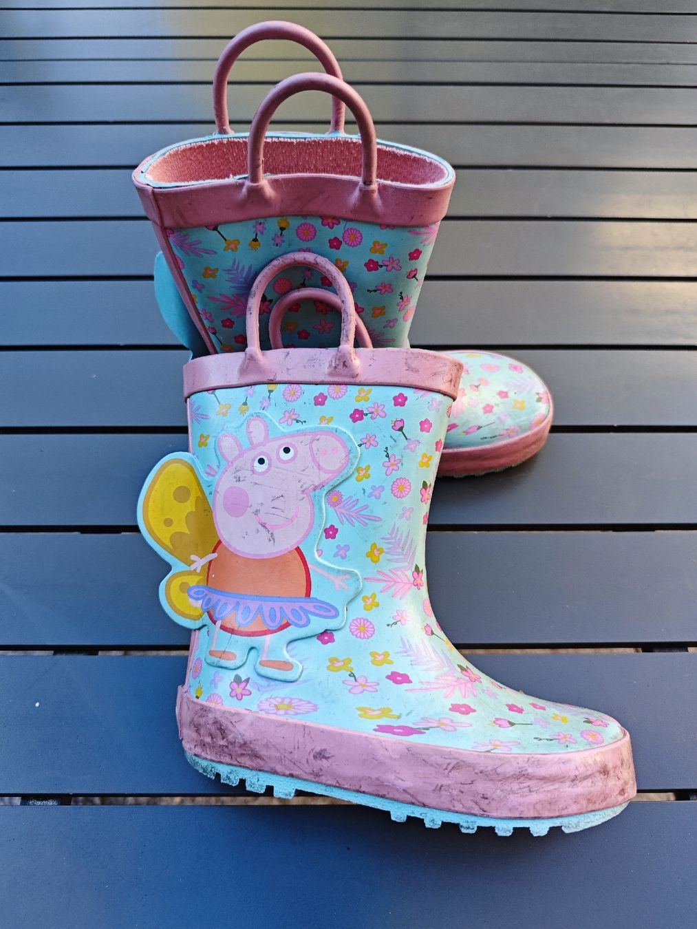 Scarpe per ragazzi: 2x Gummistiefel Gr 25 – Usato da Winterthur venduto da Shorna 2