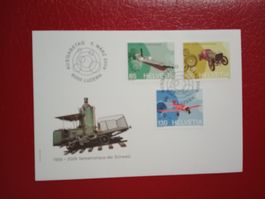 FDC 50 Jahre Verkehrshaus der Schweiz mit Satz