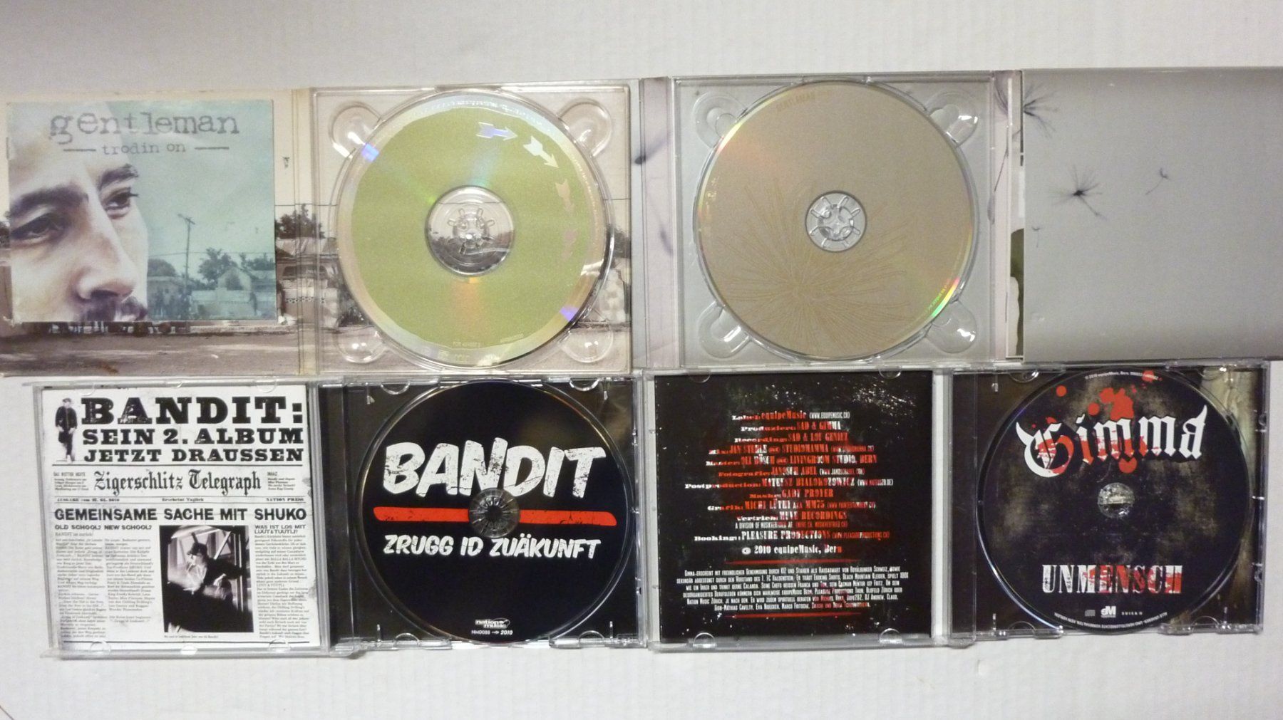 CD: Gentleman/Bandit – Usato da Weesen venduto da Speerbezirk 1