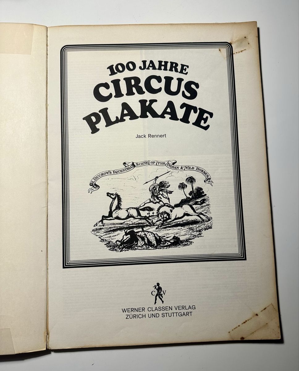 Libri: 100 Jahre Circus Plakate – Usato da Zürich venduto da bella027 1