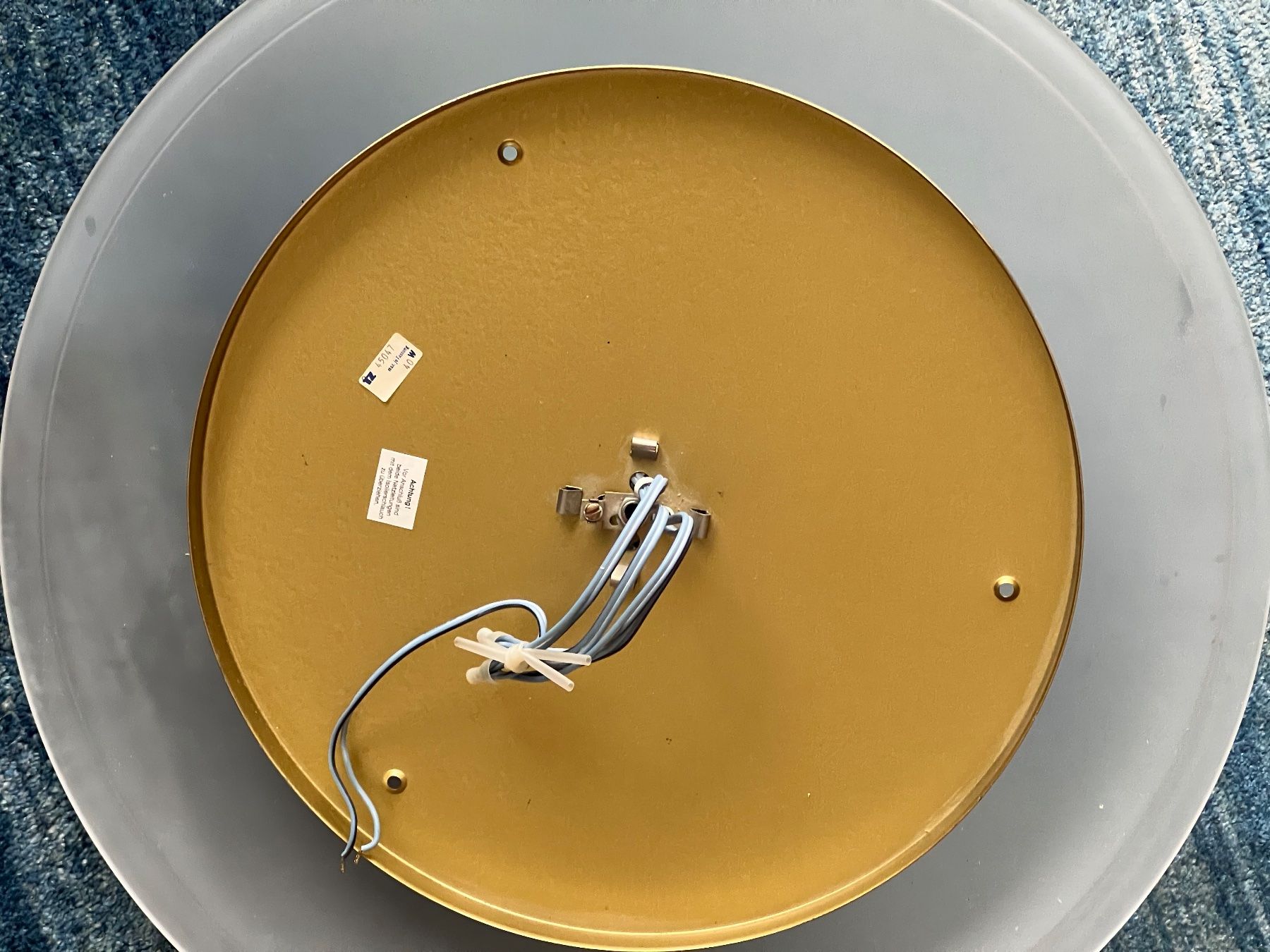 Lampadari & plafoniere: Elegante Deckenlampe mit Messingteil 50 cm – Usato da Altikon venduto da Linus62 3