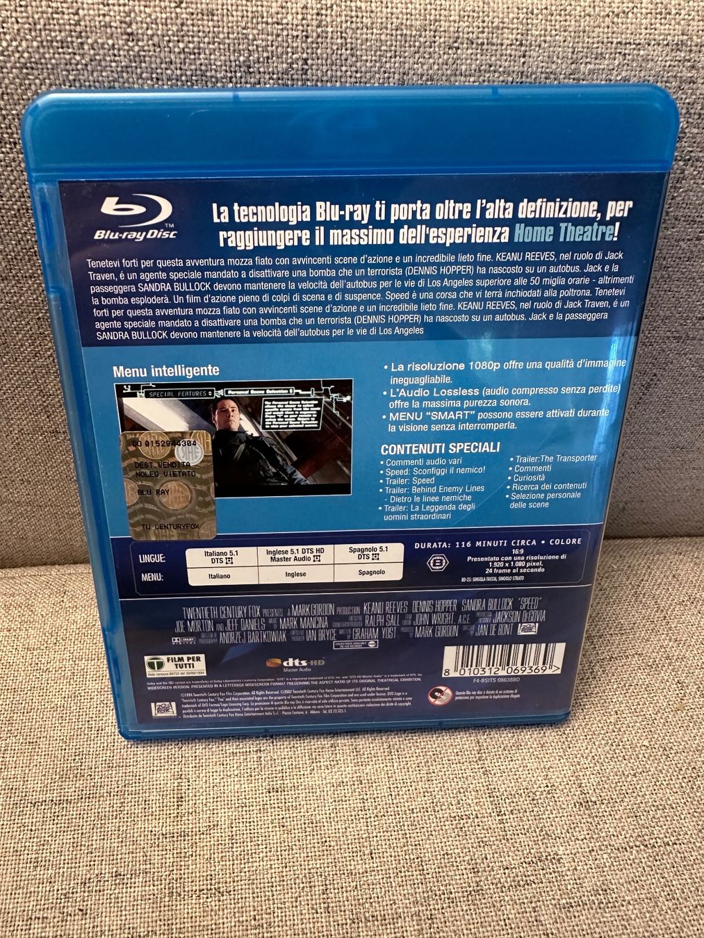 Tutti i DVDs: Speed (Blu-ray) Import UNCUT – Usato da Langenthal venduto da beli-1980 1