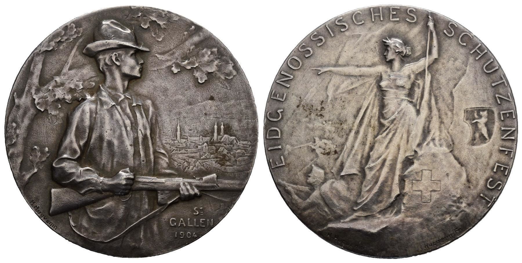 Tutti le monete: St. Gallen 1904 Silber R:1175  /375 – Usato da Trimbach venduto da Solothurn1