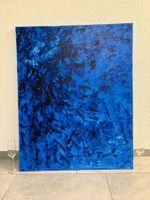 100cm breitx 80cmhoch Acryl Gemälde blau