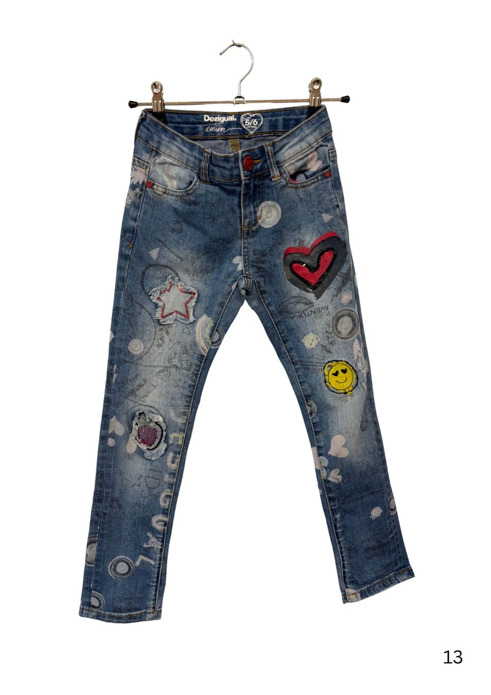 Desigual Pantaloni: Desigual Jeans Grösse 110 – Usato da Bern venduto da Encore
