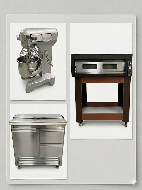 Elettrodomestici da cucina: Pizzaofen, Kühltisch & Pahl Mixer  – Usato da Reinach BL venduto da ton_dw62