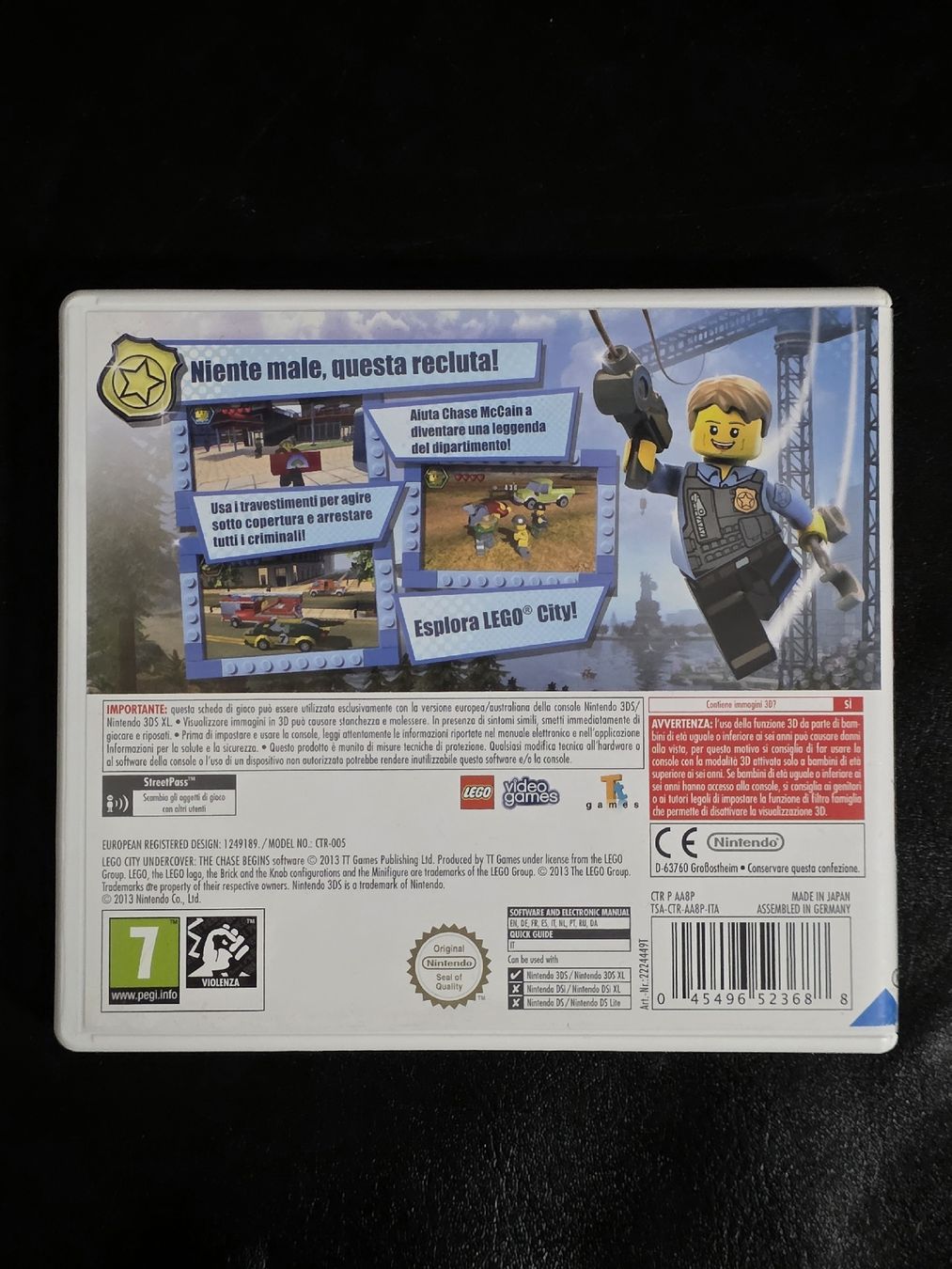 Giochi: LEGO CITY UNDERCOVER | NINTENDO 3DS – Usato da Bellinzona venduto da egemon 1