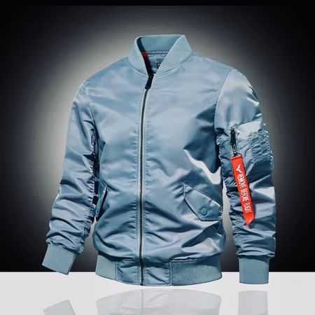 Bomberjacke blaugrau