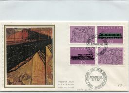 1982 Gotthard Bahn FDC nicht zusammenh.