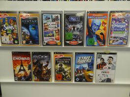 PSP Spiele Sammlung Konvolut 11 Stück