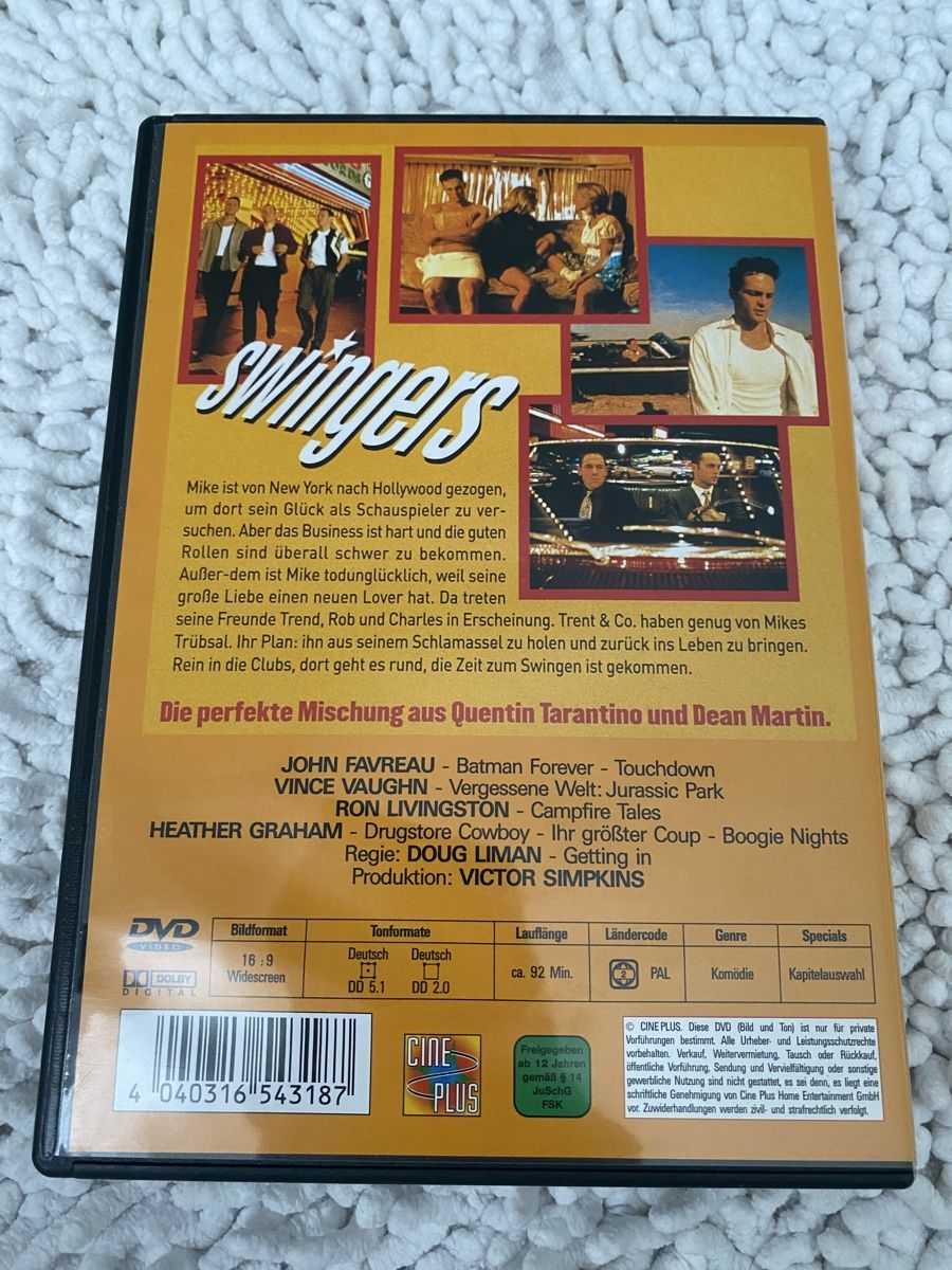 Alle DVDs: DVD, Swingers – Gebraucht aus Jona von Mister_N0 1