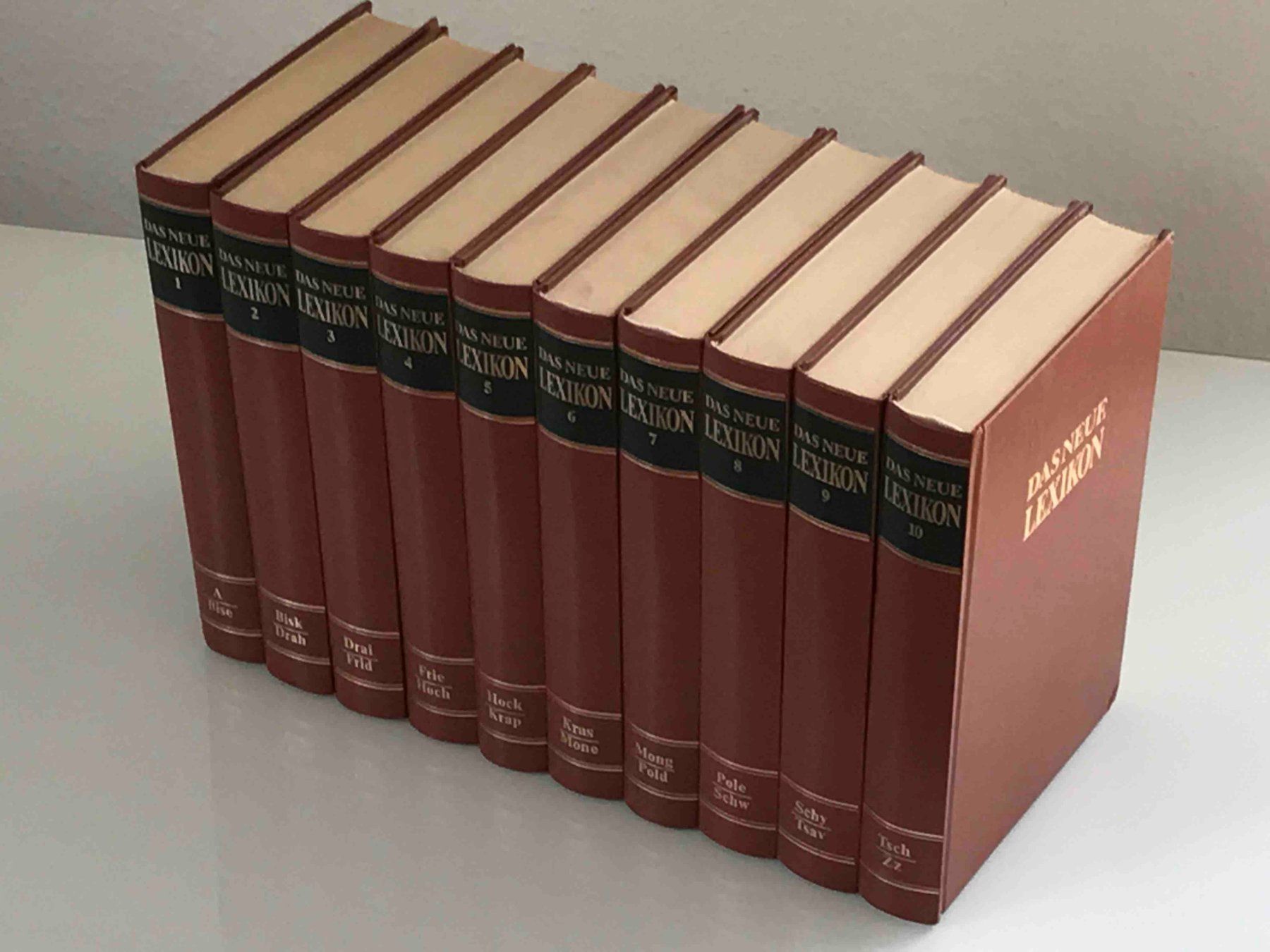 Bücher: Das neue Lexikon - 10 Bände – Gebraucht aus Zürich von oso04 1