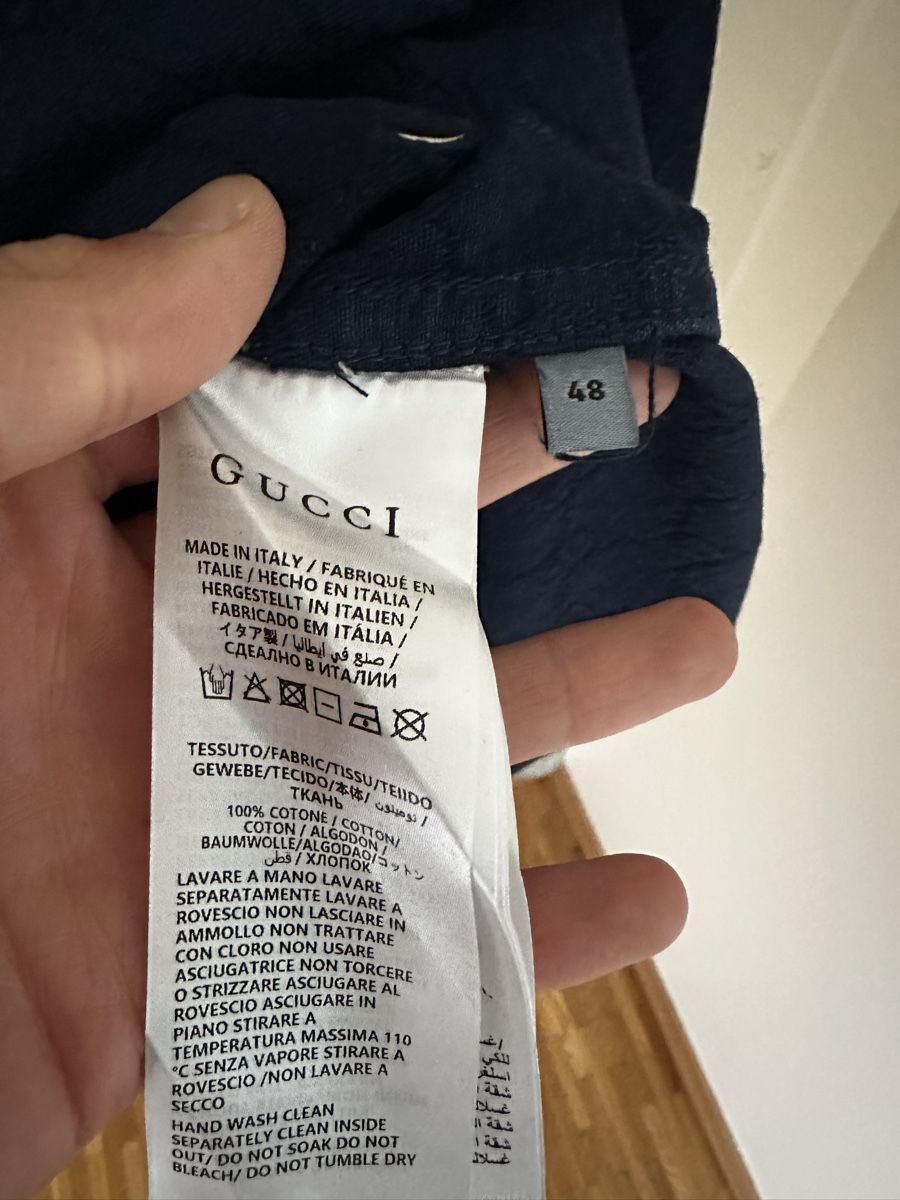 Gucci Giacche: GUCCI denim jacquard shirt – Nuovo (secondo la descrizione) da Genève venduto da rom_56hd 4