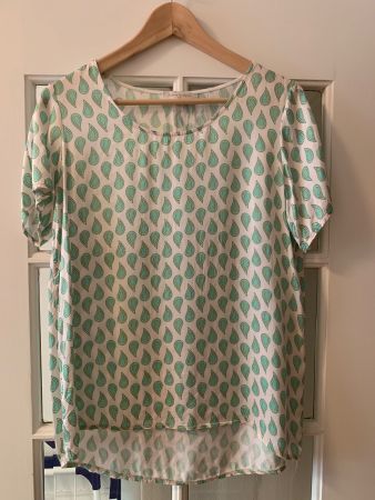 Anna Justper Bluse: Gr. M, 100% Viskose