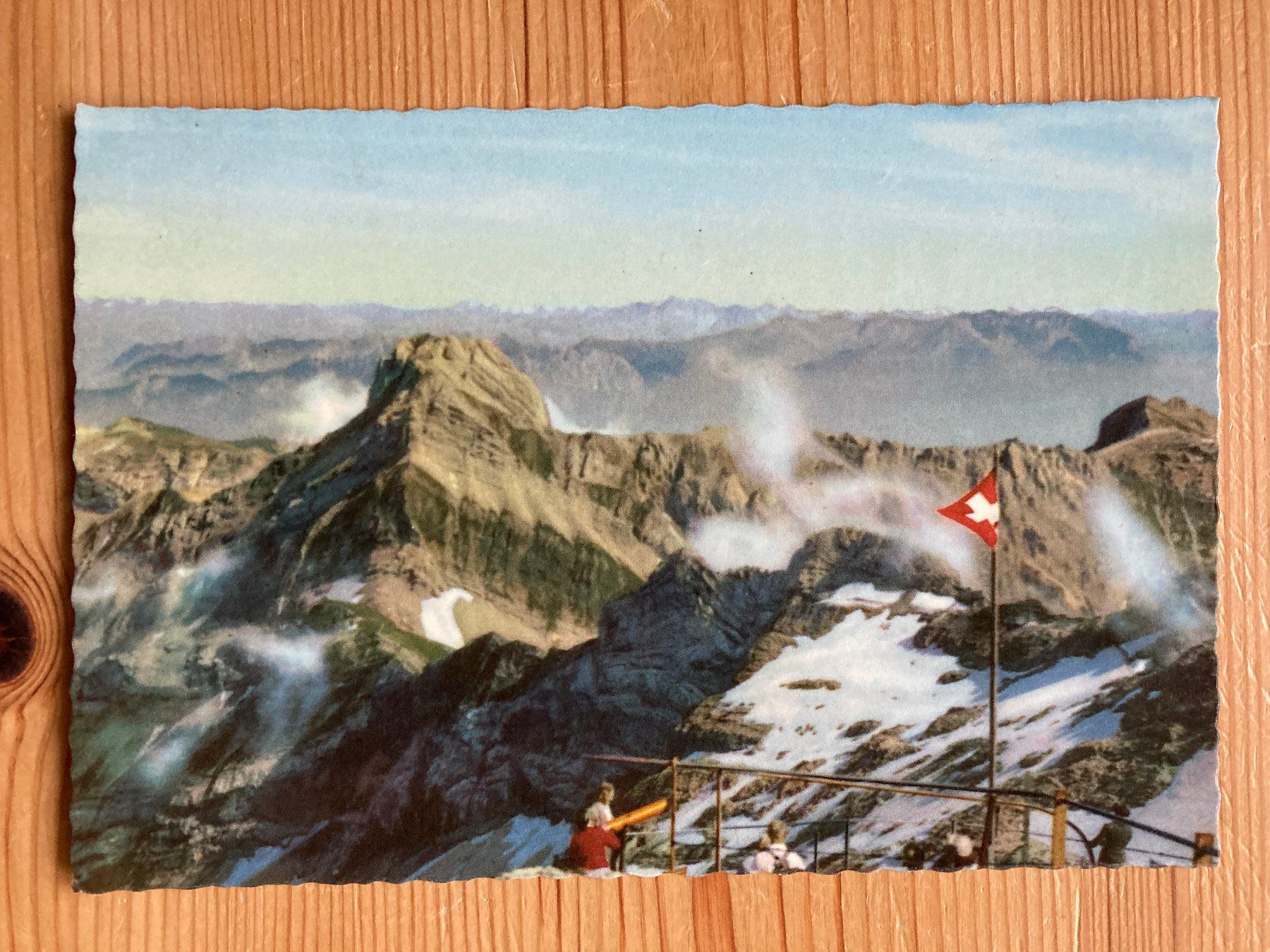 Ansichtskarten: Säntis - 5 AK ab 1967 – Gebraucht aus Oberuzwil von Henri09 2
