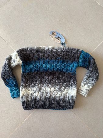 Kinder Pullover gestreift Grösse 92/98 neu Handmade