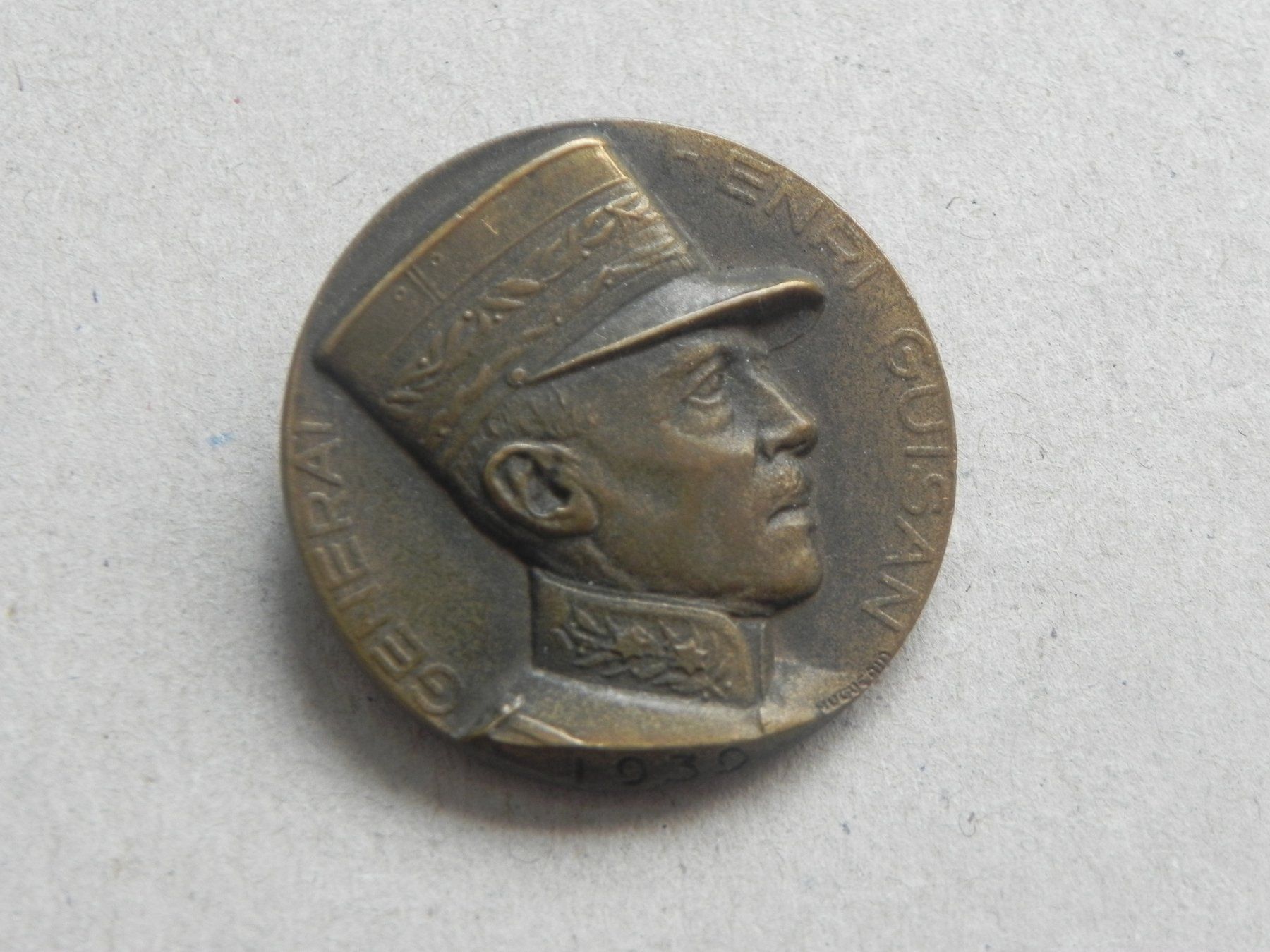 Spille & Fermagli: Abzeichen Brosche CH Grenzbesetzung 1939 General Guisan – Usato da Siebnen venduto da krimsie