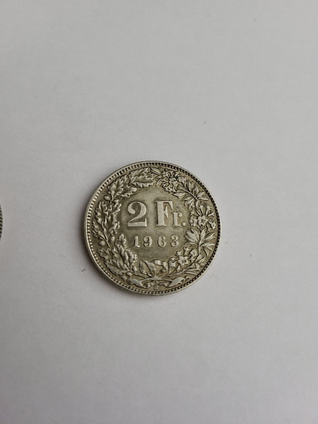 Alle Münzen: 2X Fr 2.-, 1961, 1963 – Gebraucht aus Riehen von tamola67 1