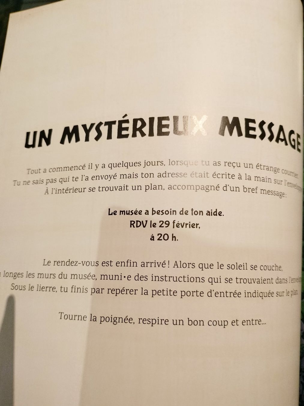Libri: Opération Muséum - 24 Énigmes À Résoudre Pour T'échapper – Usato da Cortaillod venduto da rozinna 2