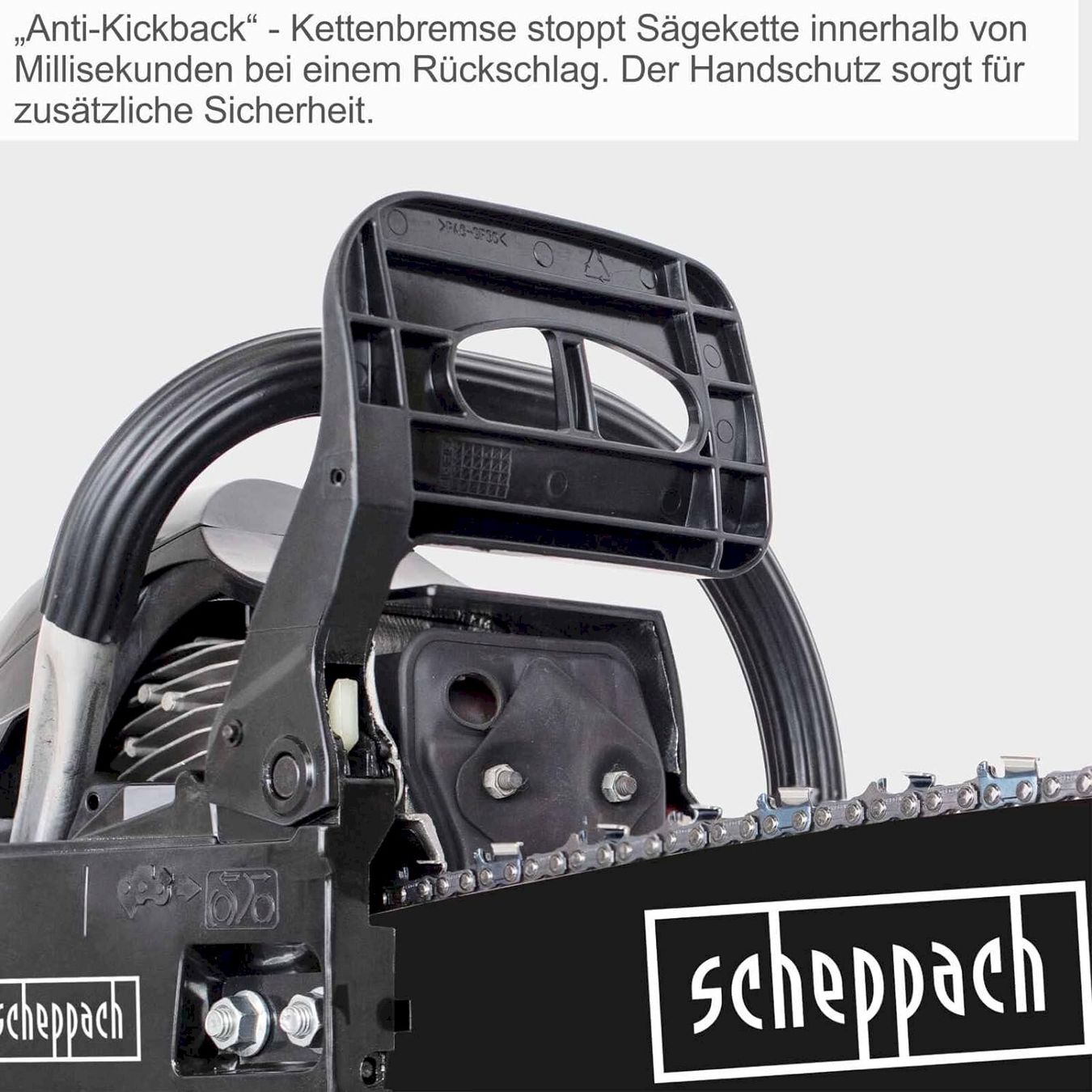 Decespugliatori & Tosasiepi: Scheppach CSP5300 Benzin Kettensäge – Nuovo e nell'imballaggio originale da Bottighofen venduto da zaap 5