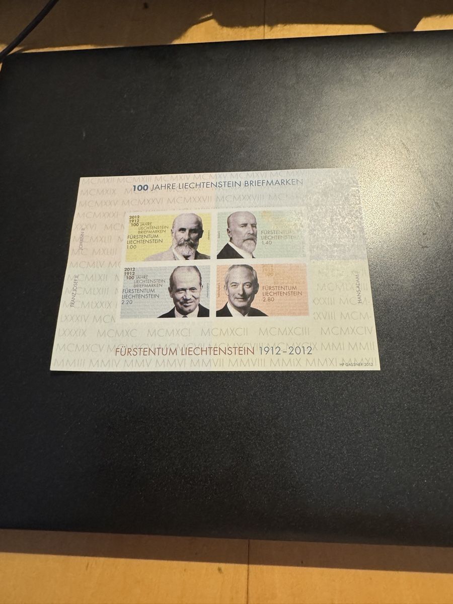 Alle Briefmarken: 100 Jahre Liechtenstein Briefmarken – Neu (gemäss Beschreibung) aus Uster von Briefmarken