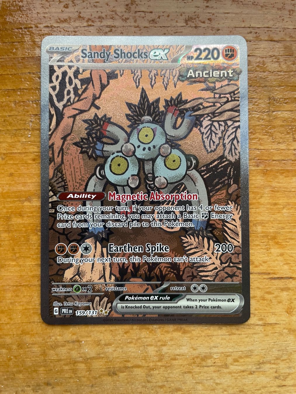 Pokémon Sammelbilder & Trading cards: Pokemon Sandy Shocks Ex - SIR 159 Prismatic Evolutions - EN – Gebraucht aus Zürich von dom_qf9y