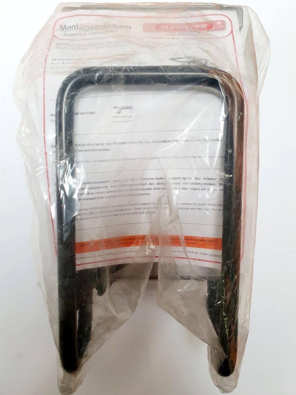 Pezzi di ricambio: Pletscher 3-Punkt-Adapter zu Römer Kindersitz / Silber – Nuovo e nell'imballaggio originale da Luzern venduto da Velomagnet 1
