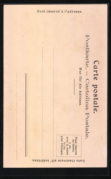 Cartes postales: Litho Chur, Ortsansicht, Kurgäste und W – D'occasion à Berlin par bartko-reher 1