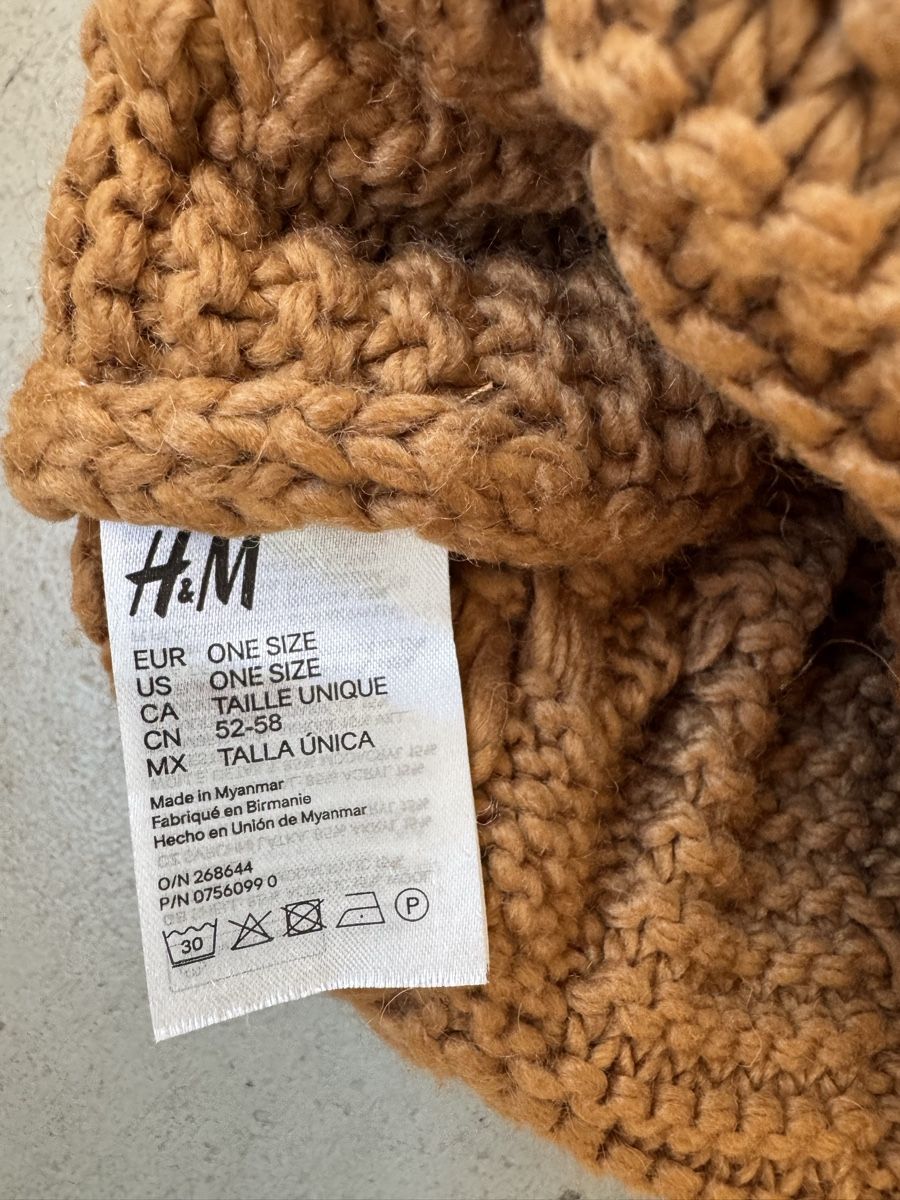 H&M Copricapi, berretti & cappellini: H&M Bommelmutze one size braun neuwertig – Usato da Neuhausen venduto da rom_zrr2 1