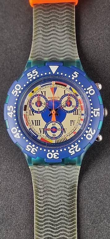 Orologi: Swatch Aqua Chrono Big Blue SBN101 – Usato da Bassersdorf venduto da Zwoebschi 1