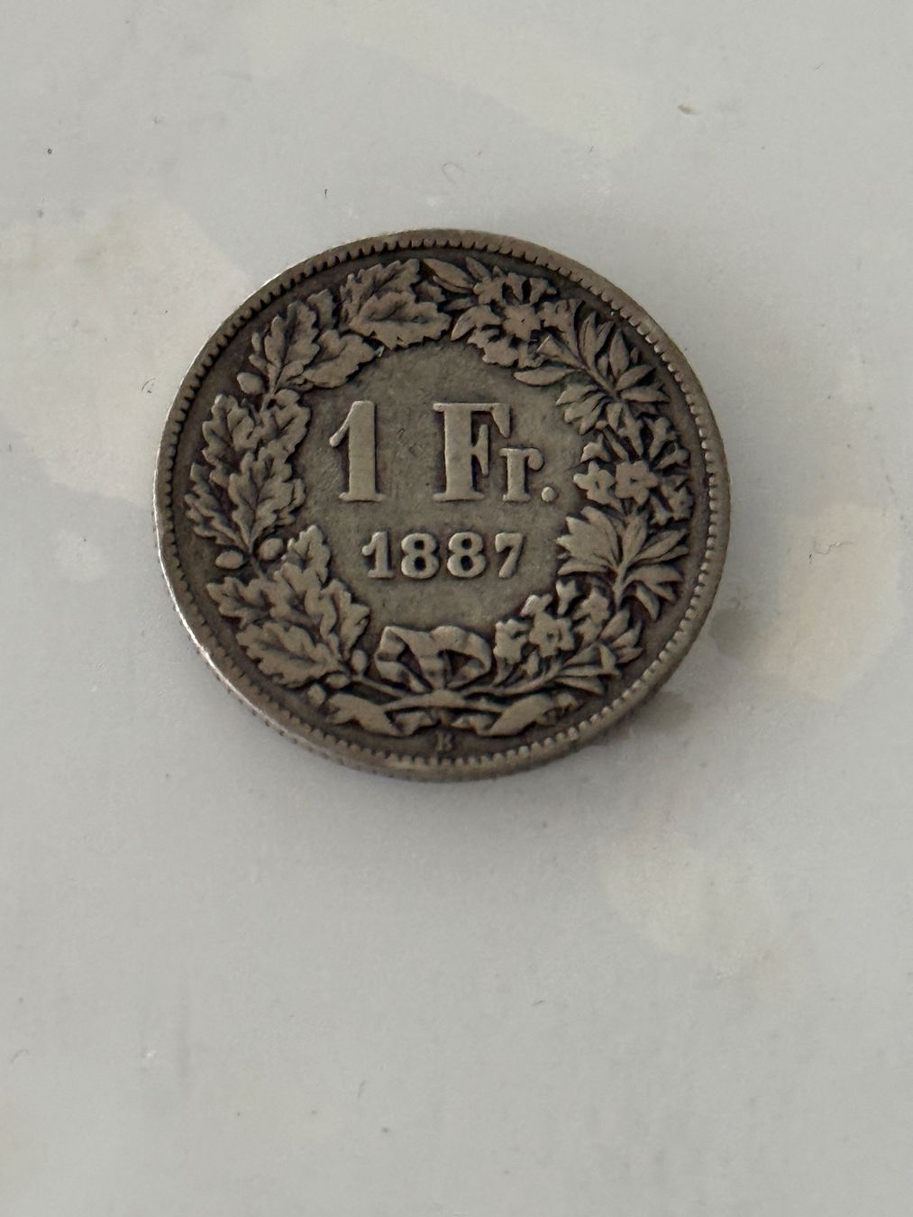 Tutti le monete: 1 Franken 1887  Rar – Usato da Wallisellen venduto da SWISS_SILVER1