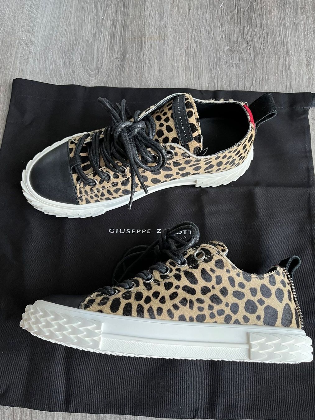 Zanotti Scarpe da donna: Giuseppe Zanotti Sneakers Gr. 38 Leopard Leder Schuhe – Nuovo e nell'imballaggio originale da Frenkendorf venduto da klourenco 2