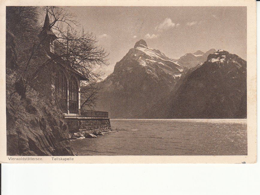 Cartoline postali: Tellskapelle 1922 – Usato da Bürglen TG venduto da StampGraf
