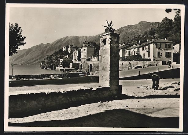 Cartes postales: AK Ascona, Panorama mit Bergen, 1947 – D'occasion à Berlin par bartko-reher