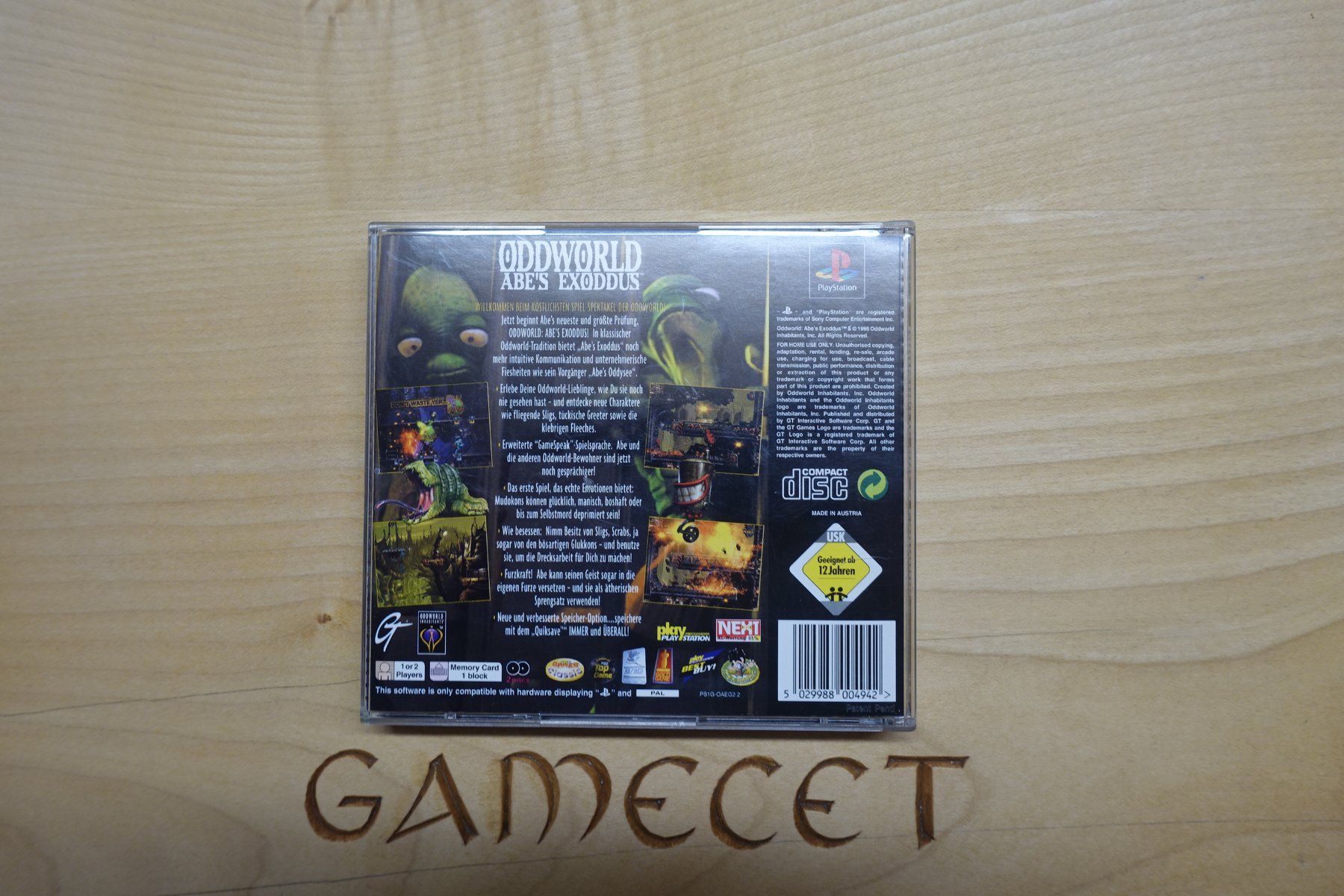 Sony Spiele: Oddworld: Abe's Exoddus – Gebraucht aus Steinach von Gamecet 2