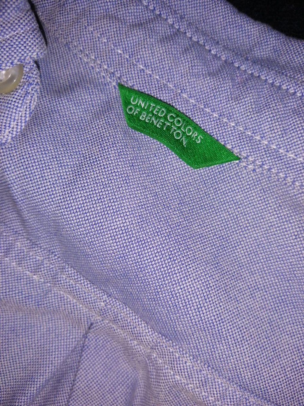 Benetton Chemises, T-shirts & Polos: Hemd, blau – D'occasion à Basel par mon_7m8h