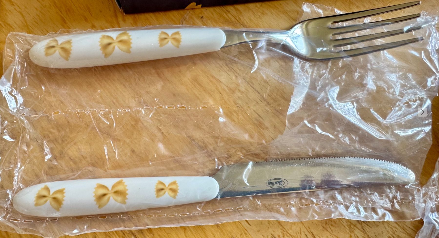 Set di posate: Couvert Fourchette et Couteau BARILLA – Nuovo e nell'imballaggio originale da Lausanne venduto da davzic 1