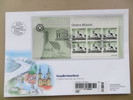 FDC-Serie Kleinbogen UNESCO-Welterbe Schweiz 2003