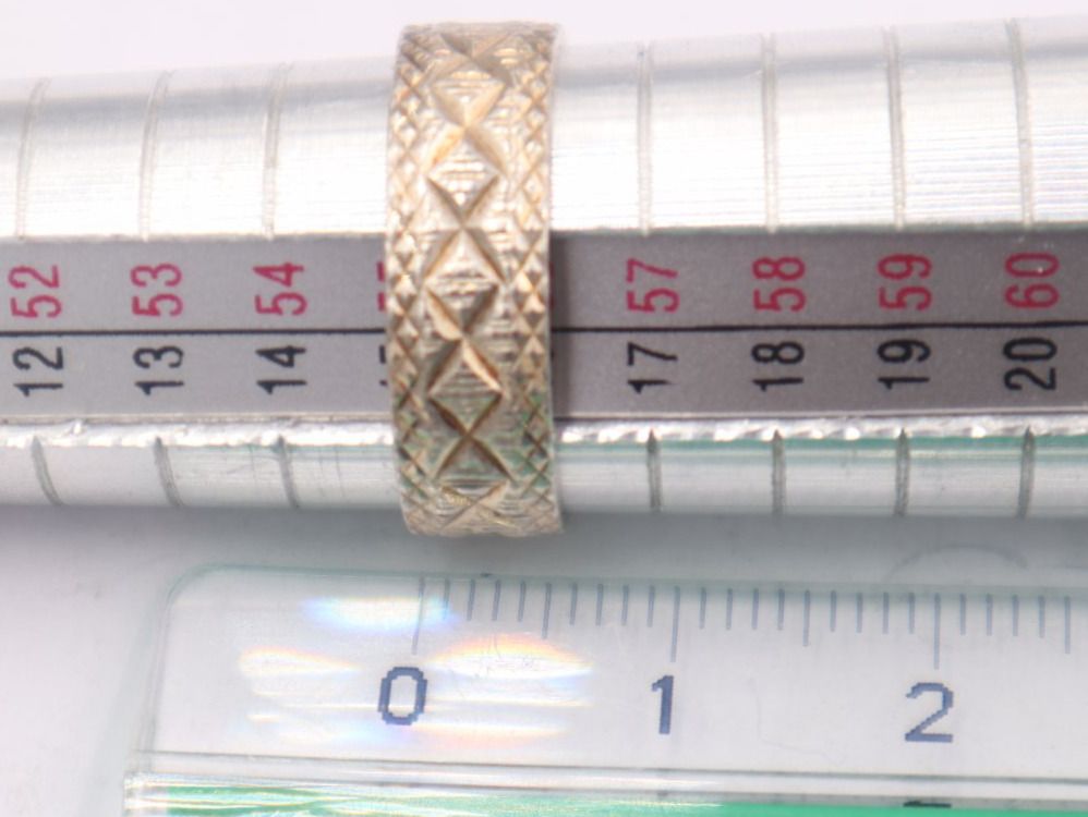 Ringe: 925 Silber RING Vintage Gr. 56 - Schönes Design – Gebraucht aus Baden von TellsKuchenhaus 5