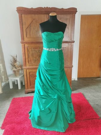 Abendkleid Brautkleid Grün Gr. 34 AUSVERKAUF!!