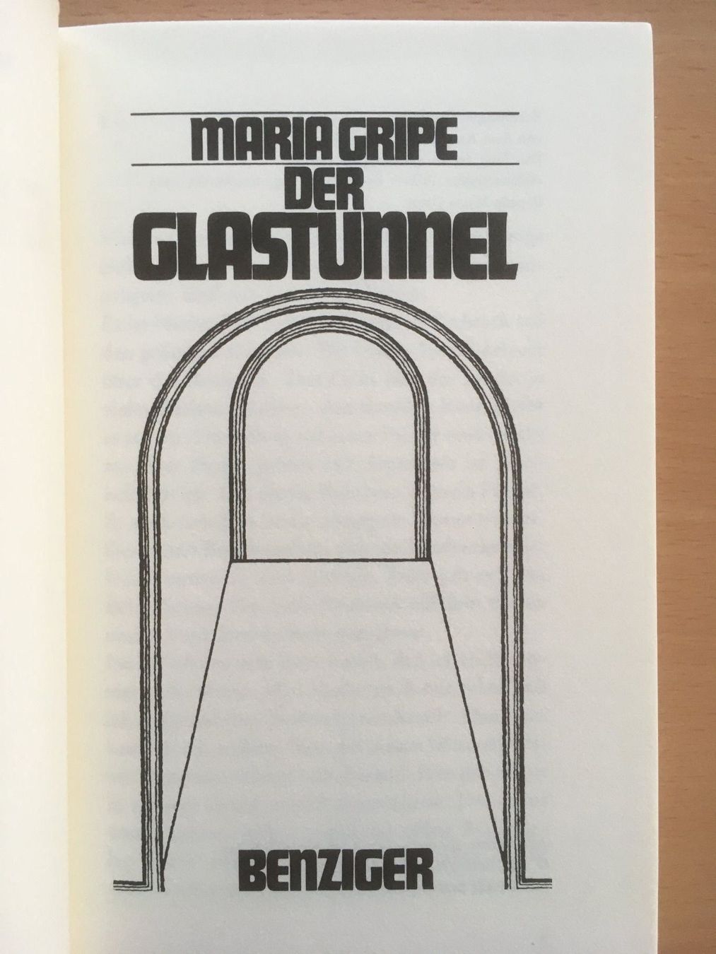 Bücher: Der Glastunnel; Maria Gripe – Gebraucht aus Grenchen von Kogi7 2