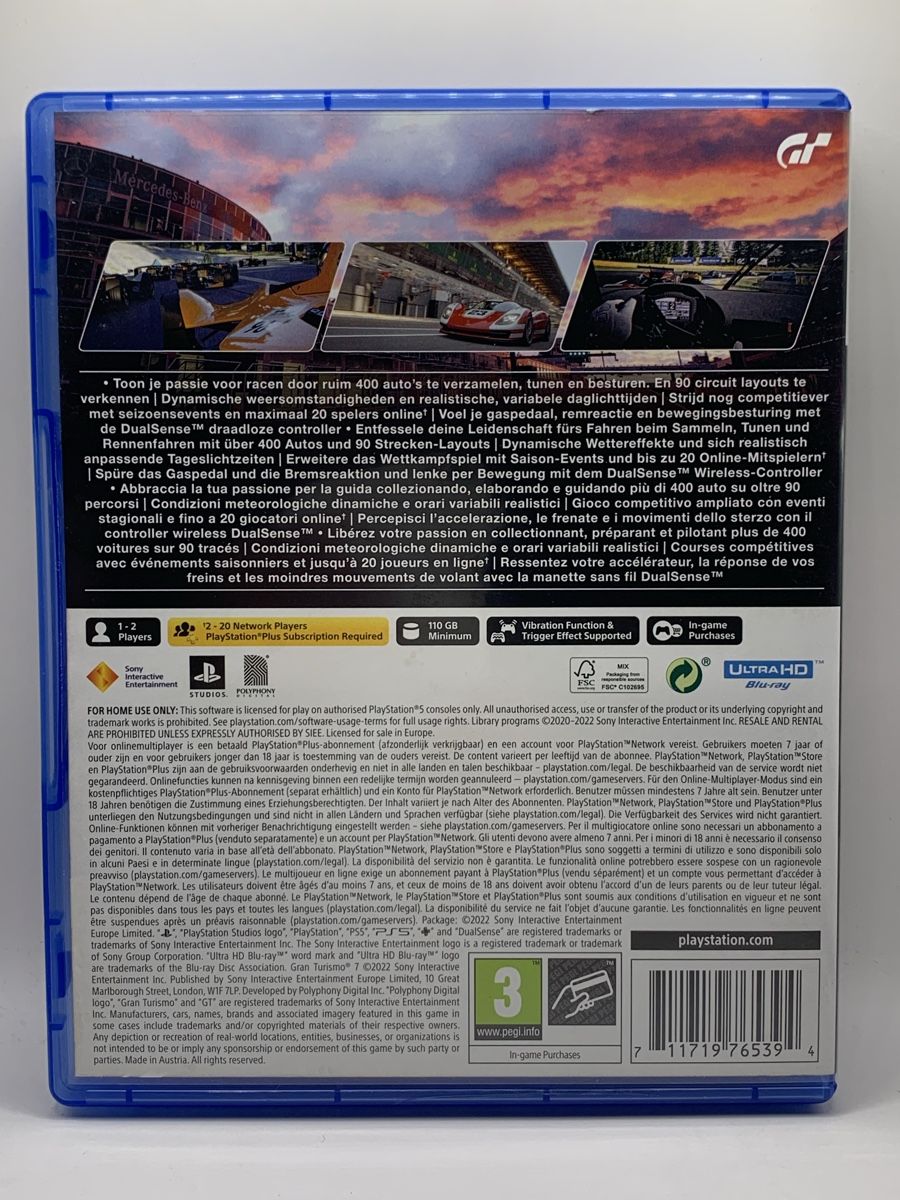 Sony Giochi: Gran Turismo 7 - PS5 – Usato da Ostermundigen venduto da RG-Collector 1