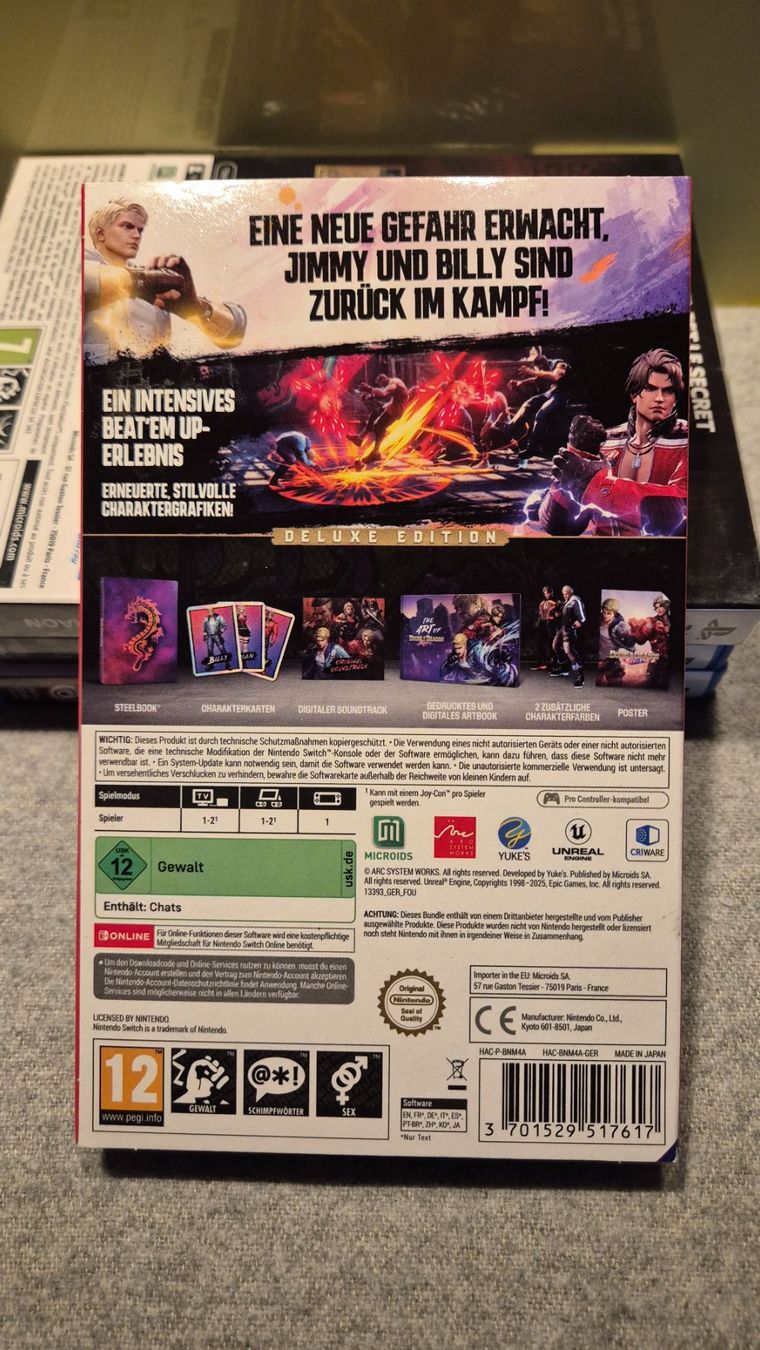 Nintendo Giochi: Double Dragon Revive - Deluxe Edition, neuwertig – Usato da Frick venduto da Miranmao 1
